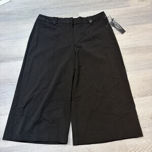 New Worthington Wide Leg crop Dress Pants Women's Size 14